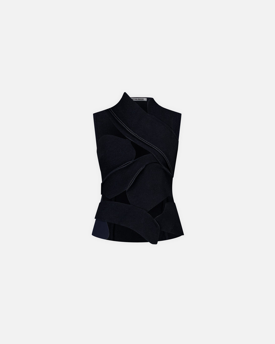 Felted Scuba Cut-Out Top