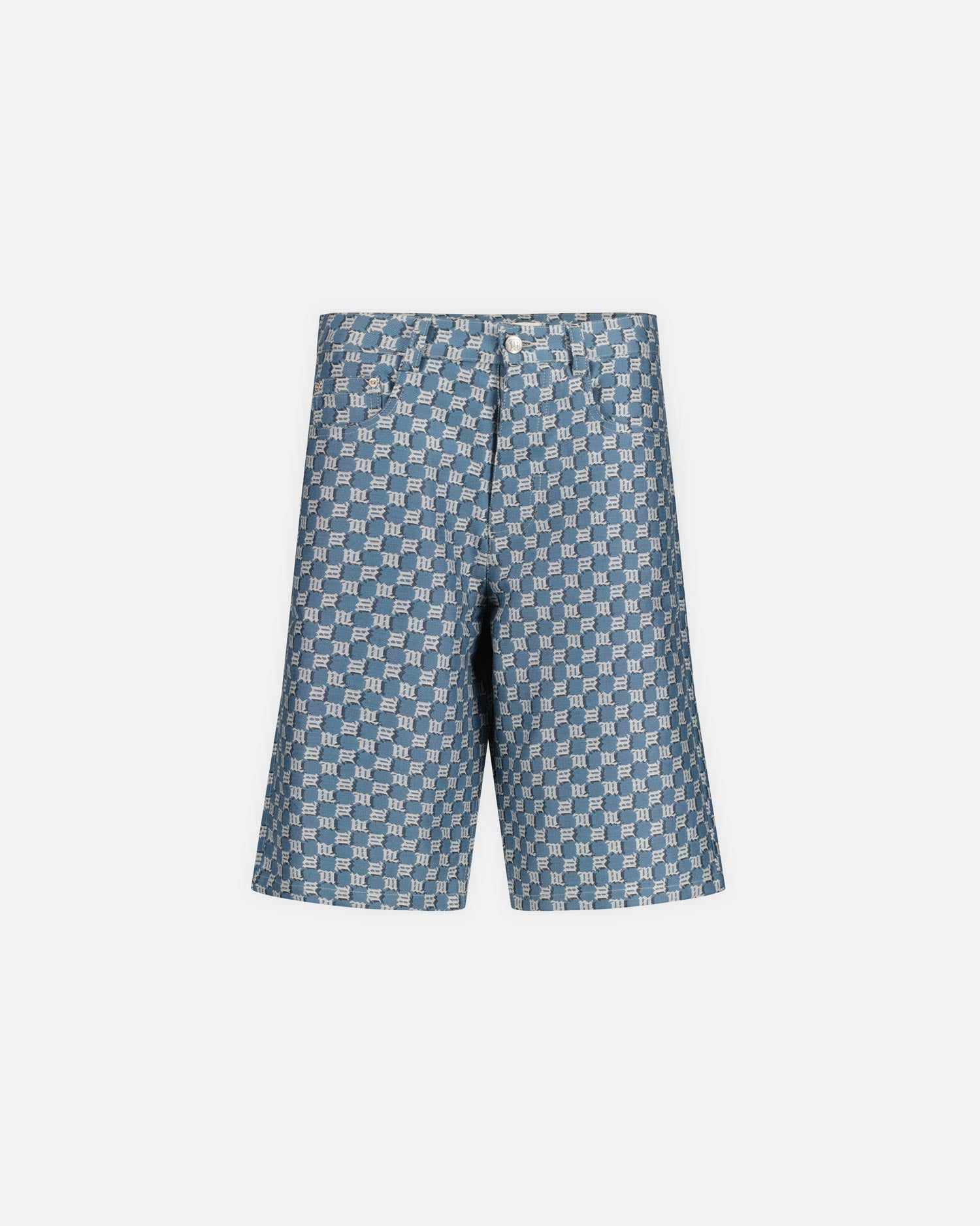 Jacquard Canvas Monogram Shorts - Jeans - MISBHV - Elevastor