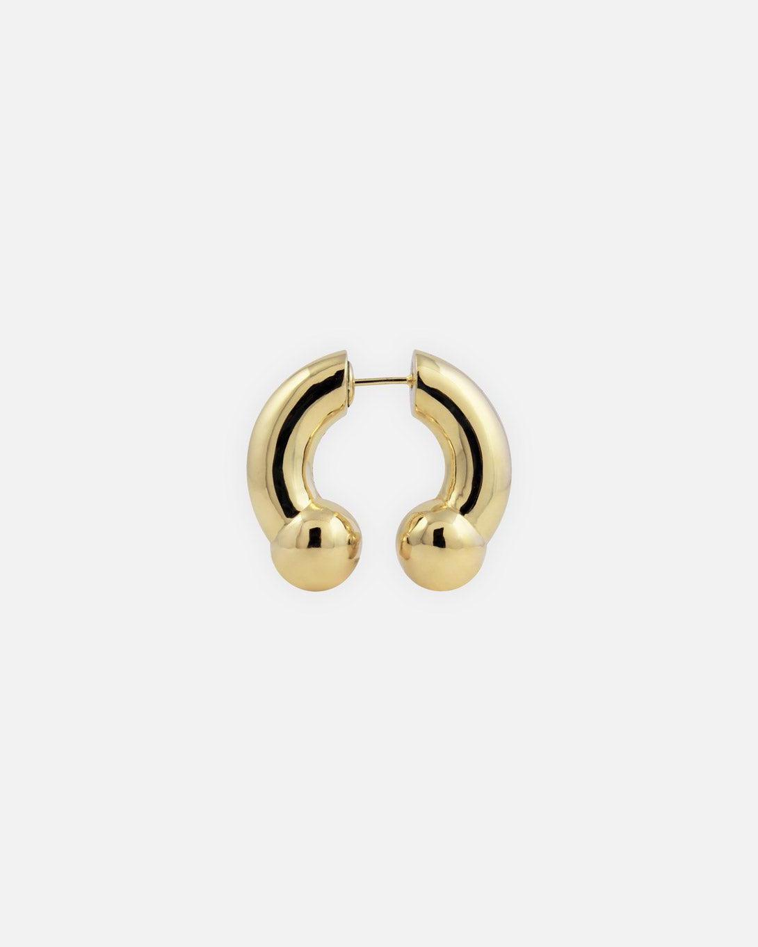 Prince Albert Earring in Gold - Jewelry - Kiska Lab - Elevastor