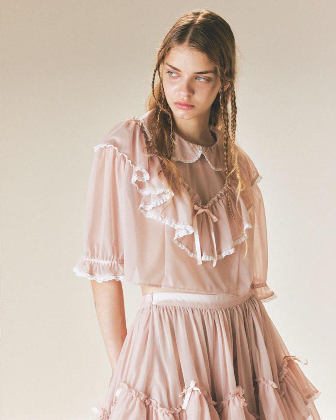 Lace Lolita Skirt - Jenny Fax - Elevastor