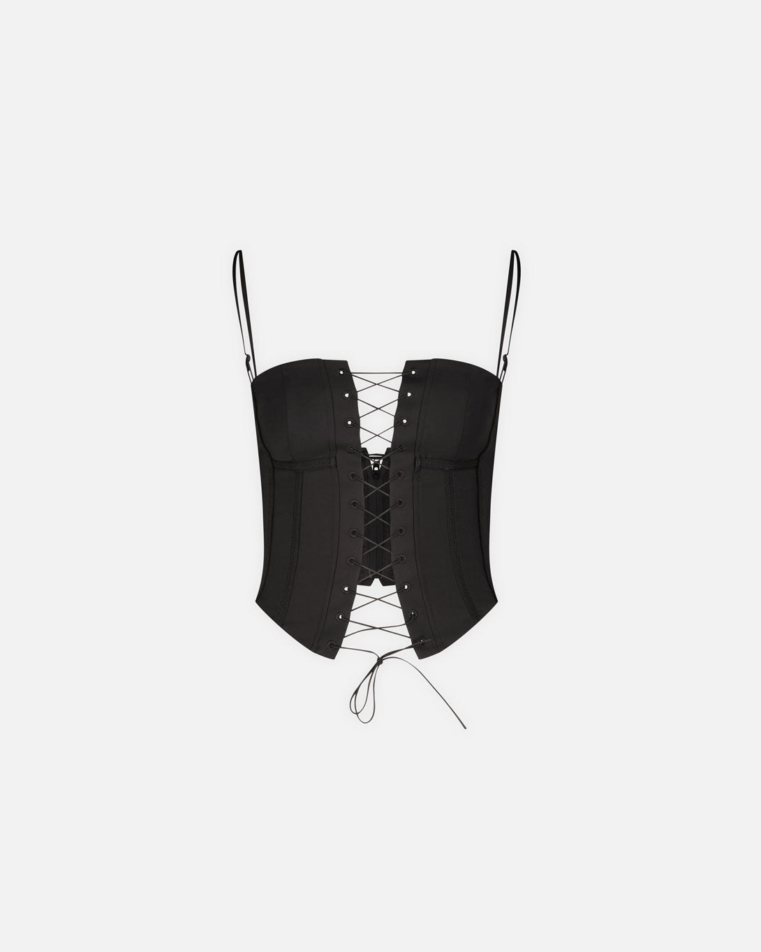 Lara Laced Corset Black - Tops - MISBHV - Elevastor