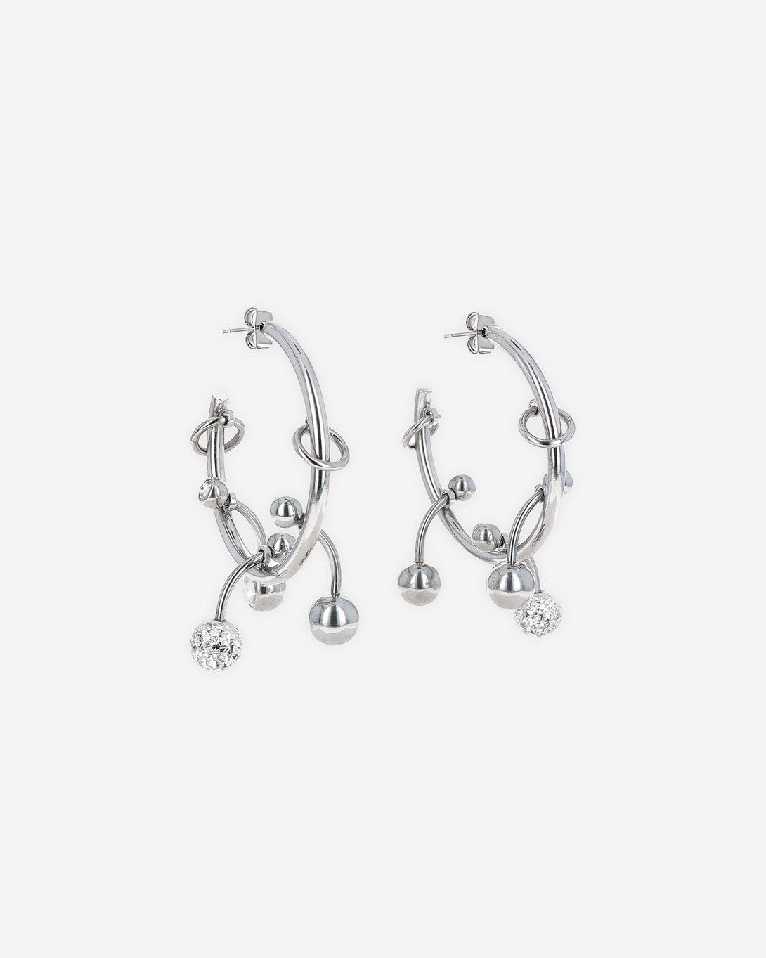 Neve Crystal Earrings - Jewelry - Justine Clenquet - Elevastor