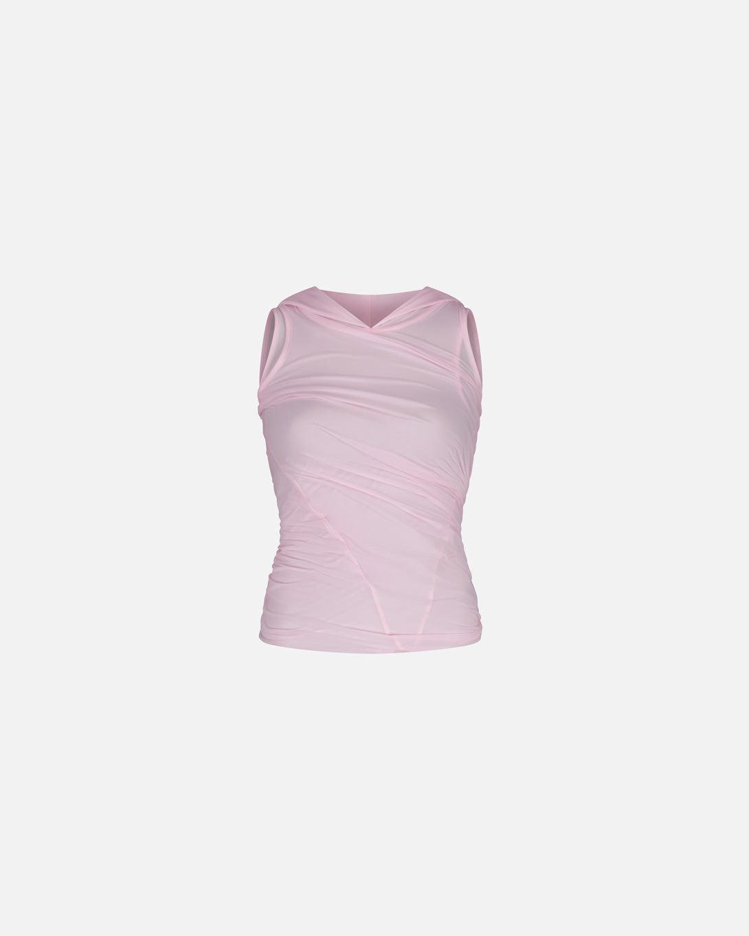 Pink Mermaid Hooded Top - Pepa Salazar - Elevastor