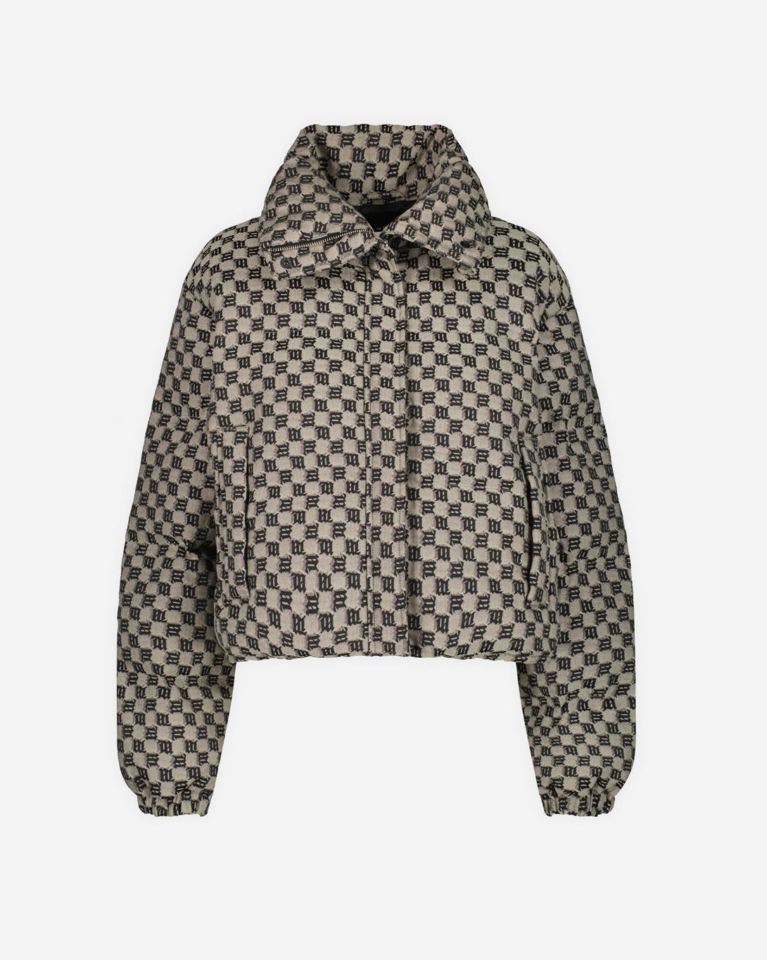 Monogram Jacquard Canvas Puffer Wmns - Coats & Jackets - MISBHV - Elevastor