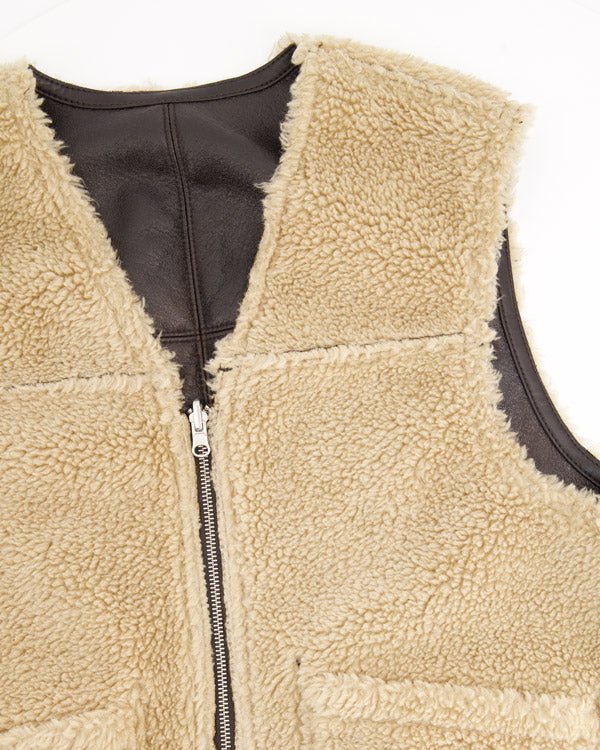 Reversible Eco Shearling Vest - COOR - Elevastor