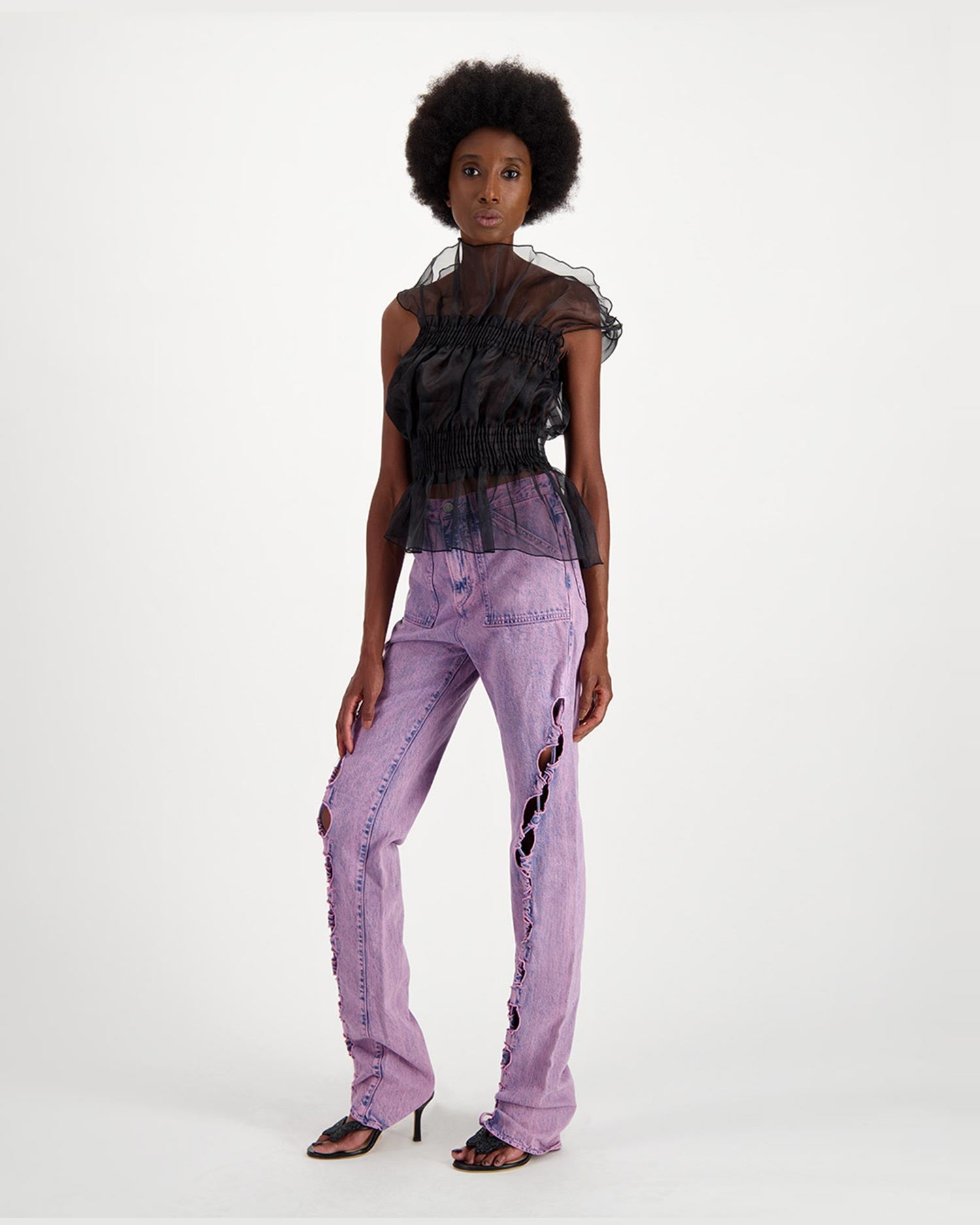 Peony Cutout Pants - Jeans - AVAVAV - Elevastor