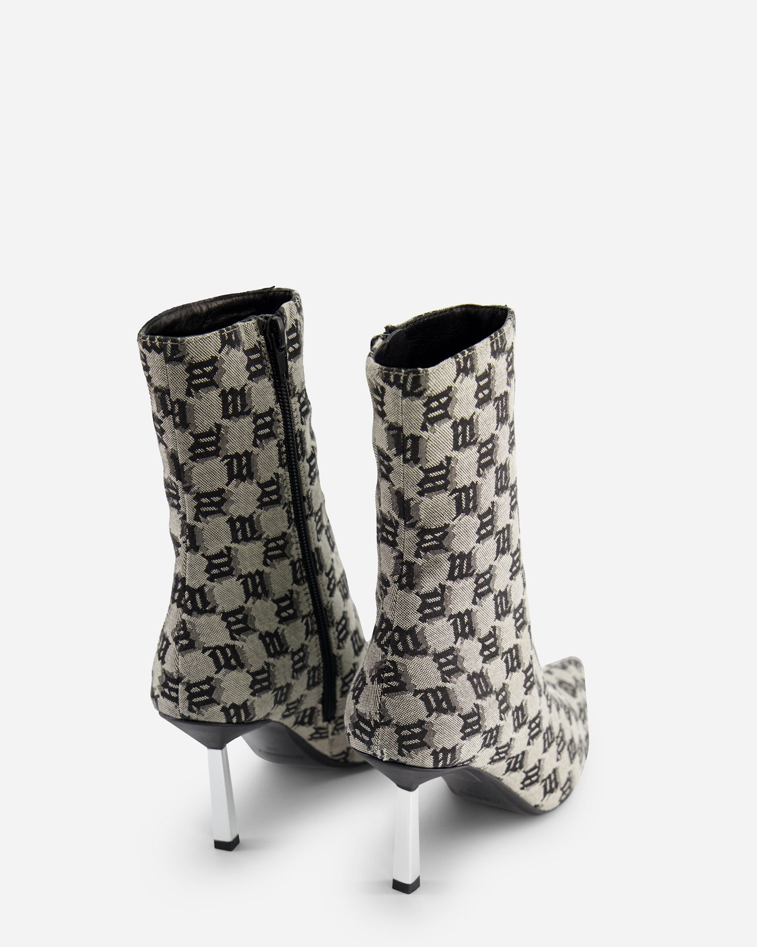 Sasha Ankle Boot Monogram - Beige - MISBHV - Elevastor