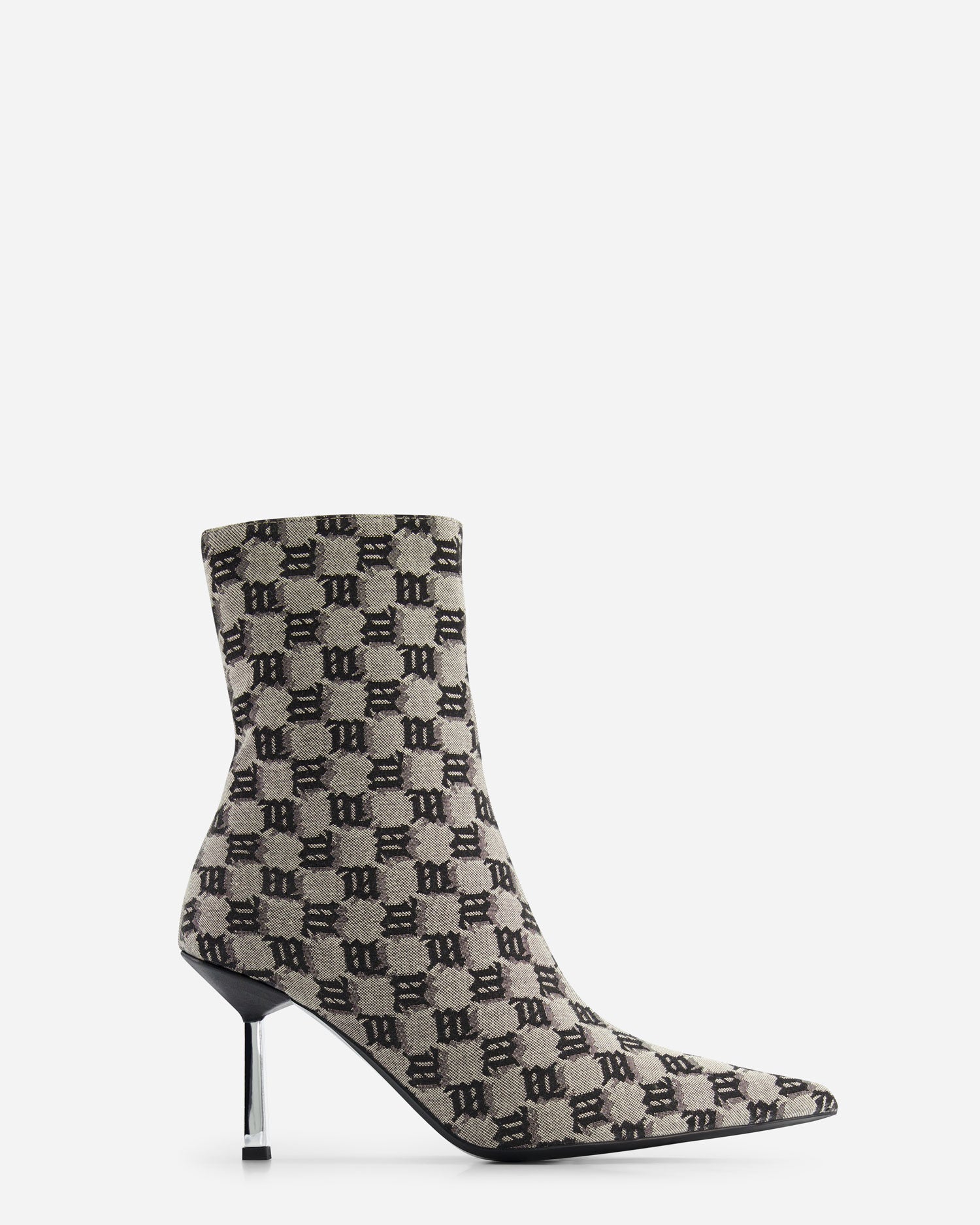 Sasha Ankle Boot Monogram - Beige - MISBHV - Elevastor