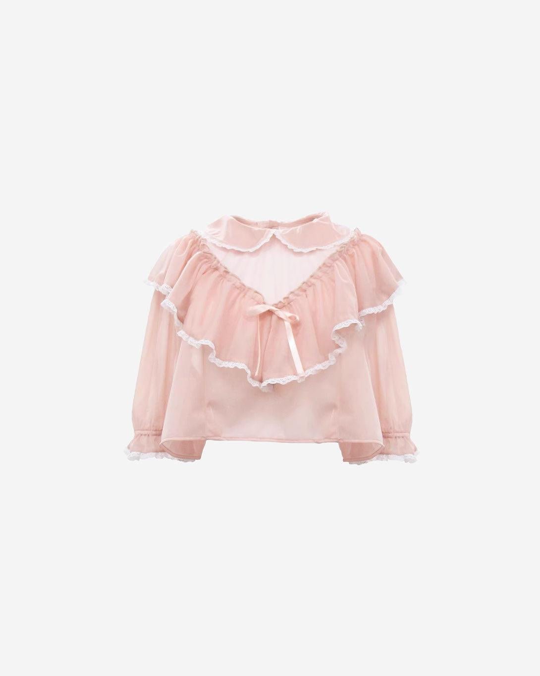 Short Lace Blouse - Jenny Fax - Elevastor