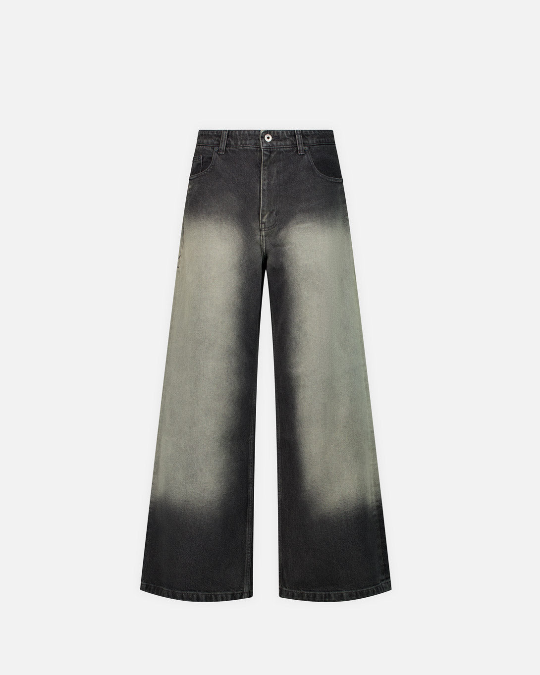 Stone Brushed Semi Wide Jeans - COOR - Elevastor