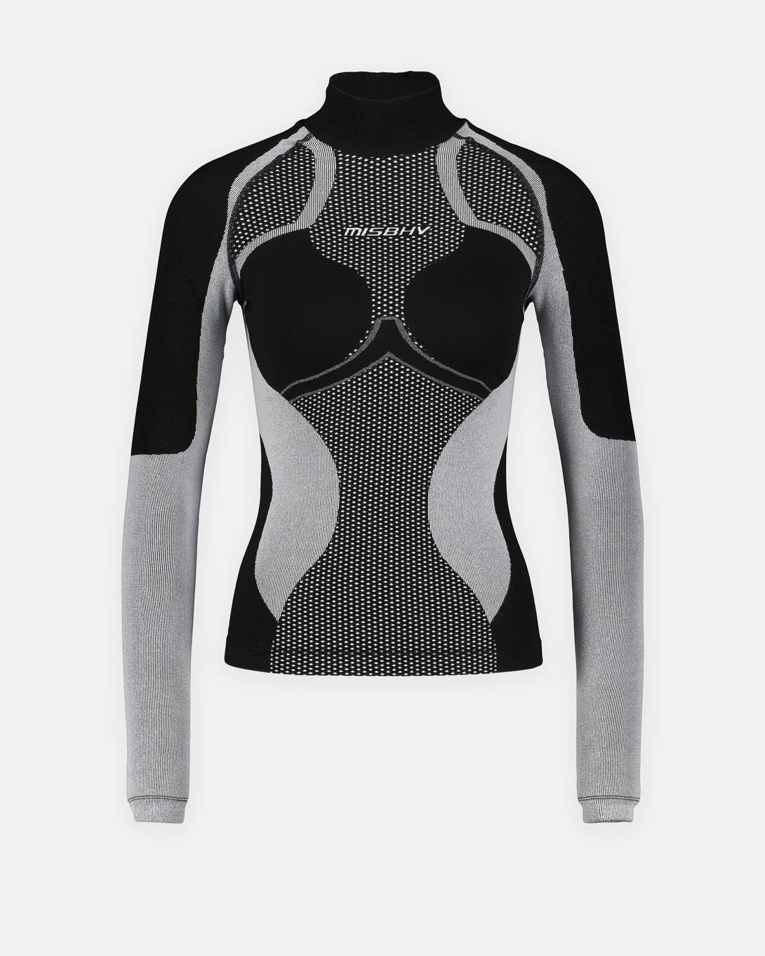 Performa Longsleeve Wmns Black & White - Tops - MISBHV - Elevastor