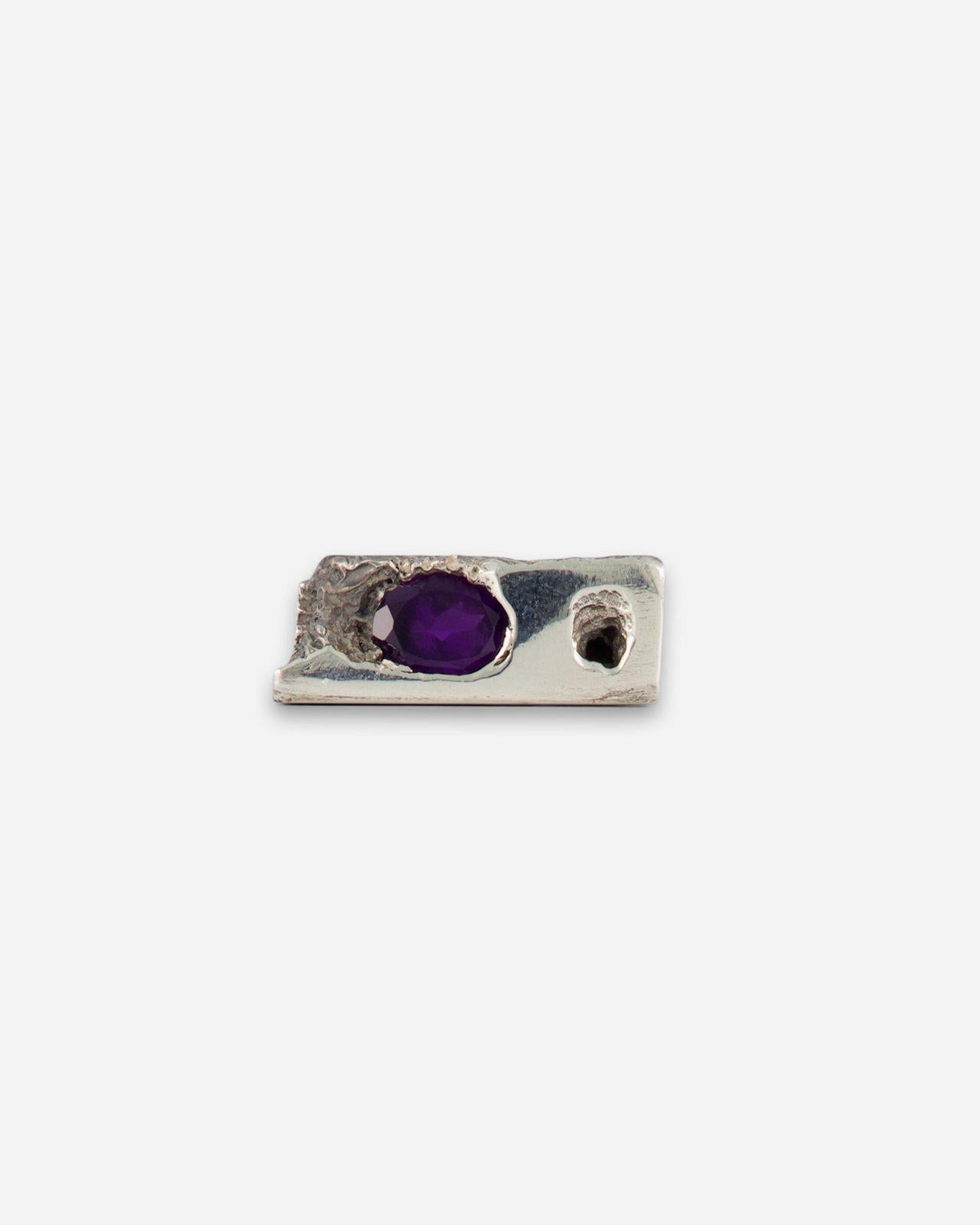 Silver Lunar Amethyste Ring - Jewelry - Ylang Ravel - Elevastor