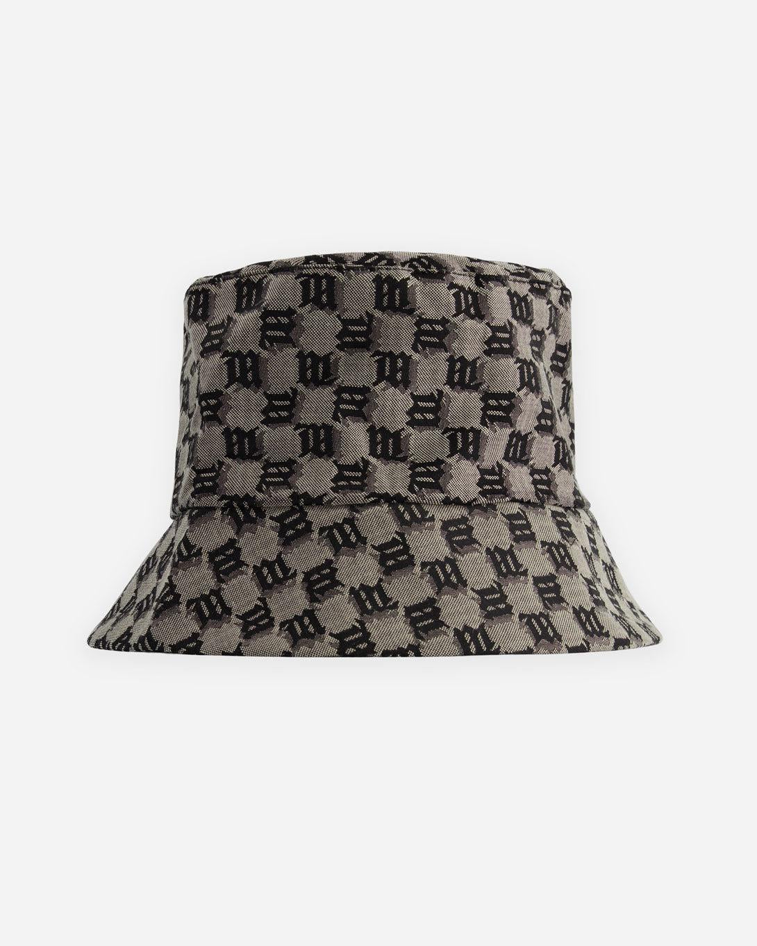 Monogram Jacquard Canvas Bucket Hat - Hats - MISBHV - Elevastor