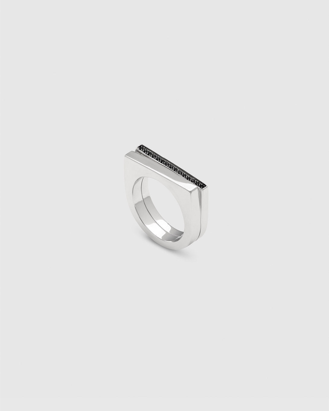 Step Ring Black Spinel - Jewelry - Tom Wood - Elevastor